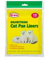 Ri-pac Drawstring Cat Pan Liners змінні пакети для котячих туалетів 38.1*82.5 см 10 шт.