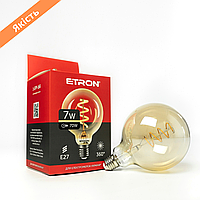 Светодиодная лампа LED золотая ETRON 1-EFP-166 Filament G125 E27 7W 2700K