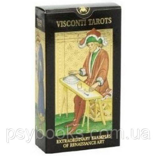 Таро Вісконті із золотим тисненням — Visconti Tarot. Lo Scarabeo Оригінал