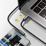 Кабель Type-C на Type-C для швидкої зарядки 100W BASEUS Legend Series Elbow Fast Charging 1м (чорний), фото 2