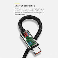 Кабель Type-C на Type-C для швидкої зарядки 100W BASEUS Legend Series Elbow Fast Charging 1м (чорний), фото 3