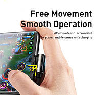 Кабель Type-C на Type-C для швидкої зарядки 100W BASEUS Legend Series Elbow Fast Charging 1м (чорний), фото 4