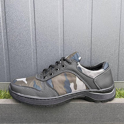 Тактичні армійські кросівки в піксельний хакі принт, фото 1