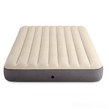 Надувний матрац Intex 64103-2, 152х203х25 см, з насосом, подушками, фото 3