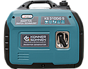 Генератор інверторний газ-бензин Konner&Sohnen KS 3100iG S (3,1 кВт), фото 8