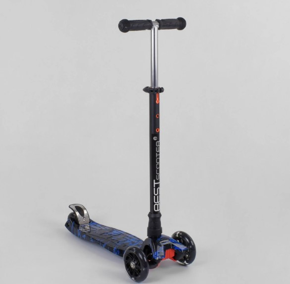 Самокат Best Scooter MAXI 779-1528, трубка керма алюмінієва, зі світними колесами