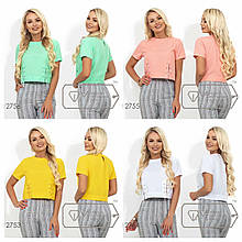 Літня блуза топ із габардину розміри норма