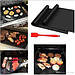 BBQ grill sheet гриль мат з антипригарним покриттям 33*40 см (1 шт.), фото 4
