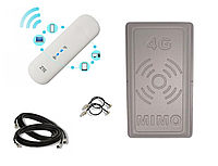 Комплект 4G WiFi USB модем ZTE MF79u + 4G антенна MIMO Планшет 2х17 Дб