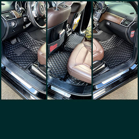 Комплект килимків з екошкіри для Mercedes ML W166, W164, фото 2