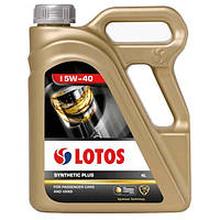 Масло моторное синтетическое 4л 5W-40 SYNTHETIC PLUS LOTOS (BYD Амулет) WF-K402Y00-0H0-Lotos