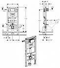 Інсталяція для унітазу GEBERIT DUOFIX 111.060.00.1 112543, фото 2