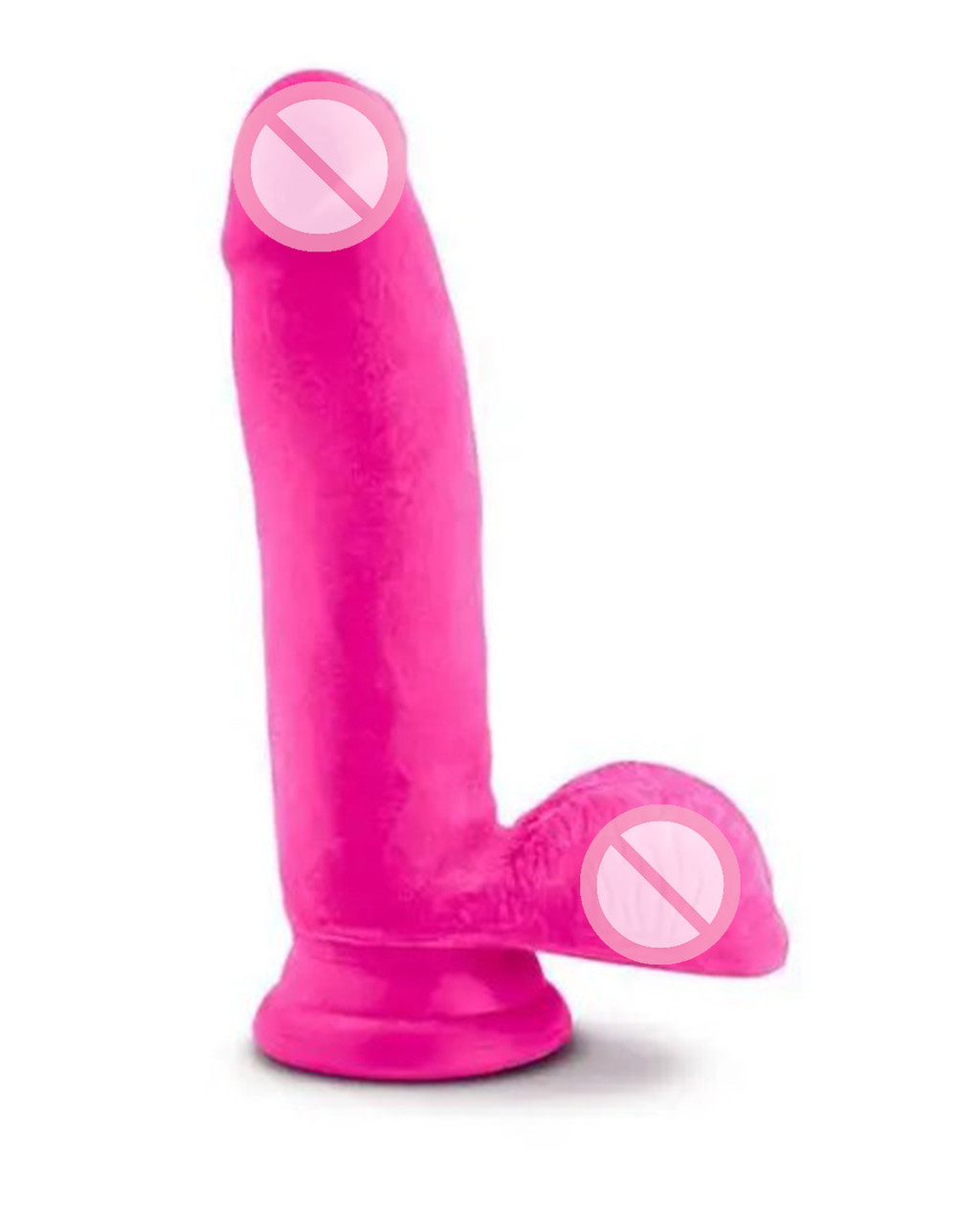 Фалоїмітатор реалістичний із мошокечкою кібершкіра Au Naturel Bold Pleaser 7inch Dildo