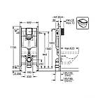 Інсталяція для унітазу GROHE RAPID SL 38840000 67299, фото 2