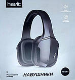 Навушники бездротові Bluetooth HAVIT H610BT black, фото 6