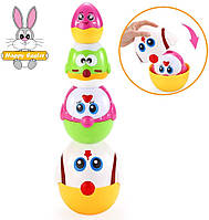 Игрушка Сортер Праздничные яйца VATOS Nesting Easter Eggs Toy, Plastic Eggs Stacking Toy, Matching & Sorting