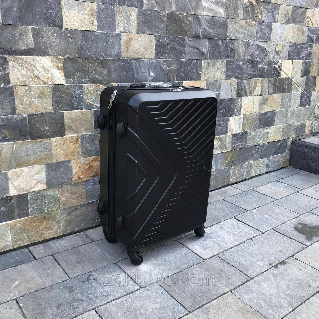 Валіза дорожня середня RGL X-1 М Чорний, фото 1