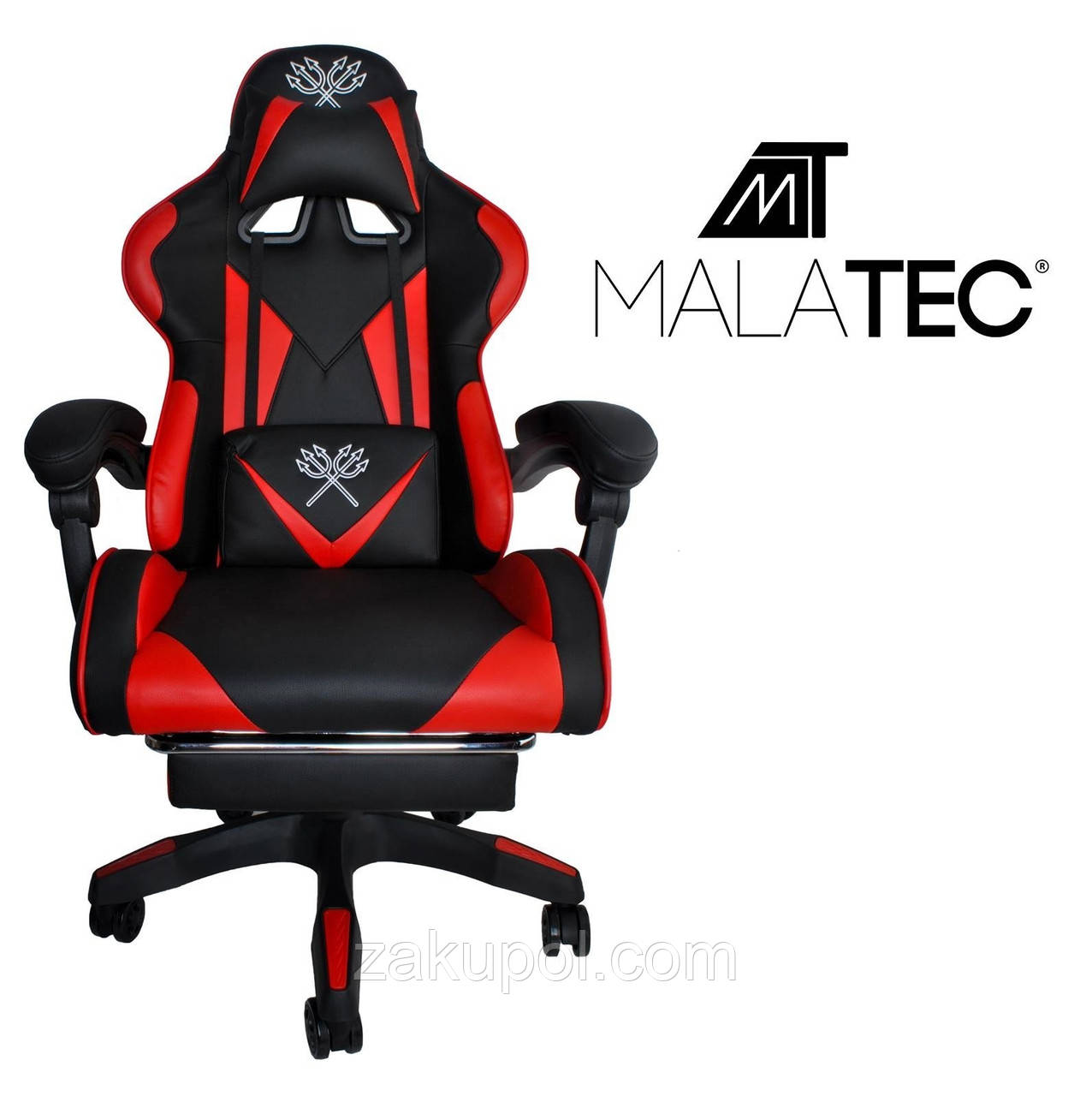 Комп‘ютерне крісло Malatec 8978 Чорно-червоний