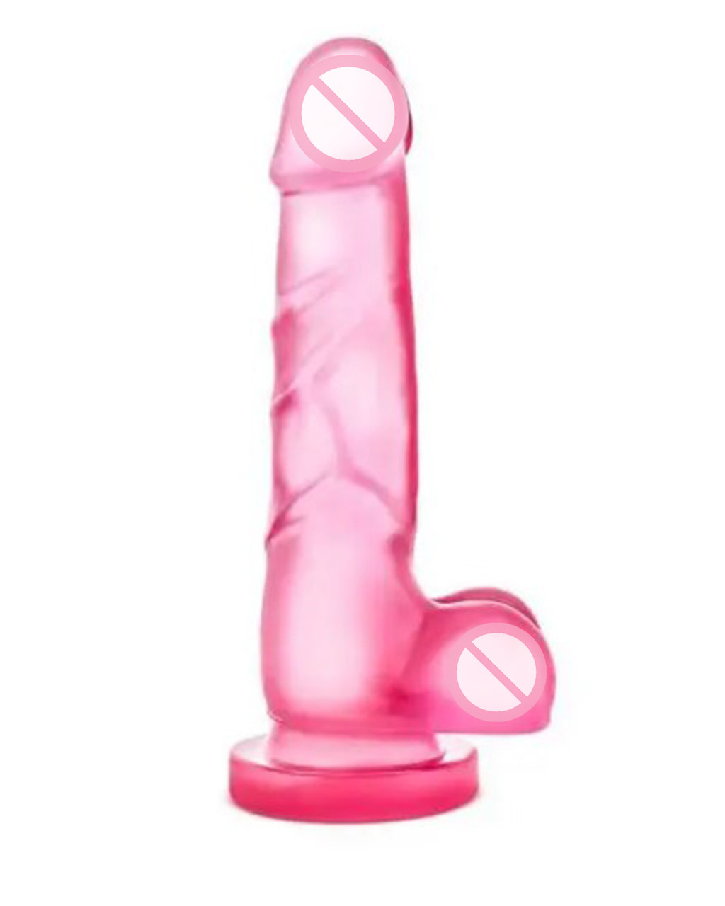 Фалоїмітатор реалістичний із мошокою B Yours Sweet N Hard 4 Pink