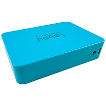 Зовнішній акумулятор Power Bank Leyou LY-900 2A 2USB 11200mAh блакитний, фото 4