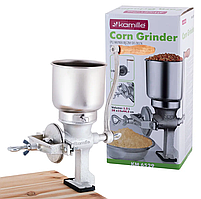 Зернодробарка домашня  для зерна ручна Kamille KM-6529