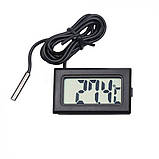 Термометр цифровий електронний з виносним датчиком, фото 3