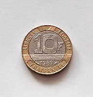10 франков Франция 1989 г.