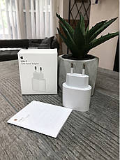 Мережевий адаптер для iPhone 13 Pro, 13 Pro Max, 25 W USB-C швидка зарядка, Блок IPhone 25 Вт, фото 3