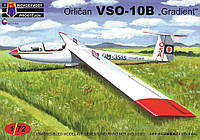 Пластикова модель 1/72 Kovozavody Prostejov 0134 чехословацький планер VSO-10B Gradient