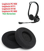 Бесшовные амбушюры для наушников Logitech PC 960 USB Logitech H111 H570e H110 PC 860 Топ Качество Толщина 15мм