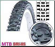 Велосипедна шина 16*2,00 (SRI-85) DSI-Шрі Ланка (#LTK)