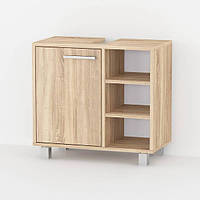 Тумба під умивальник MebelProff ТУ-1, тумба під раковину, шафа під раковину для ванної кімнати Дуб Сонома