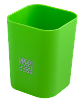 Стакан для ручок пластиків Buromax BM.6352-15 RUBBER TOUCH св-зелень