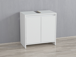 Тумба під умивальник MebelProff ТУ-2, тумба під раковину, шафа під раковину для ванної кімнати Білий