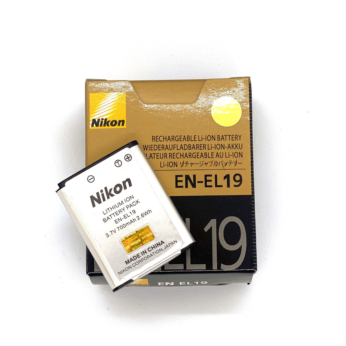 Батарея Nikon EN-EL19 (S4100 S4150 S4200 S4500) - фото 1 - id-p1621076454