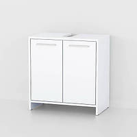 Тумба під умивальник MebelProff ТУ-4, тумба під раковину, шафа під раковину для ванної кімнати Білий