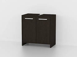 Тумба під умивальник MebelProff ТУ-4, тумба під раковину, шафа під раковину для ванної кімнати Венге