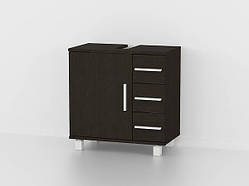 Тумба під умивальник MebelProff ТУ-5, тумба під раковину, шафа під раковину для ванної кімнати Венге