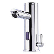 Змішувач сенсорний для умивальника HOTEC 19.115 DC/AC Hot/Cold з трансформатором