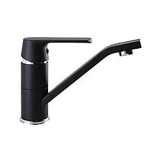Змішувач для умивальника Globus Lux Laguna GLA-0203MQ-10-BB, фото 4