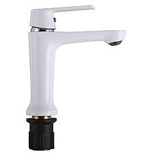 Змішувач для умивальника Globus Lux Laguna GLA-0401-7-WHITE, фото 4