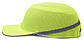 Каска-бейсболка ударостійка зі светоотражающей стрічкою (колір ультра салатовий), фото 3