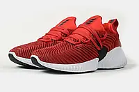 Жіночі кросівки Adidas Адідас AlphaBounce Instinct, текстиль, піна, червоні з білим. 38