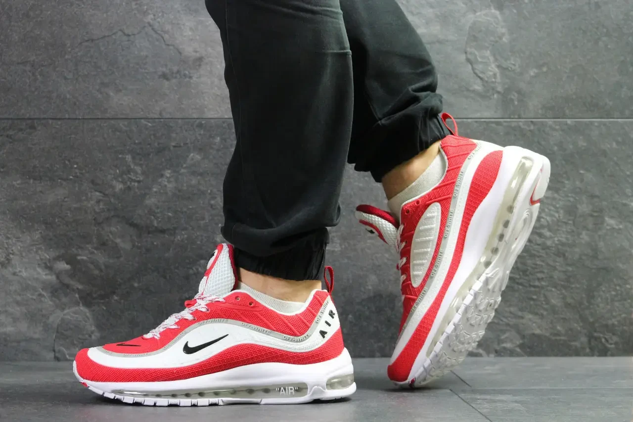 White red air max 98 discount