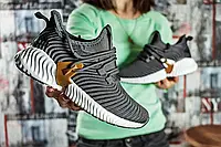 Жіночі кросівки Adidas Адідас Alphabounce Instinct, текстиль, піна, сірі 37