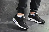 Мужские кроссовки Nike Найк Air Max Zero QS, сетка, пена, черные с белым 44