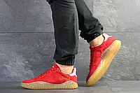 Мужские кроссовки Adidas Адидас Kamanda, замша, полиуретан, красные 44