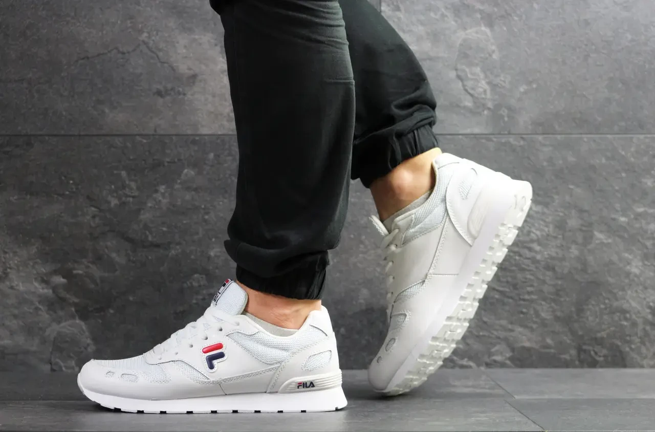 Купить Мужские кроссовки FILA Фила, белые. 45, цена 1430 ₴ — Prom.ua ...