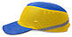 Каска бейсболка з світловідбиваючої стрічкою (колір синьо-жовтий), фото 3