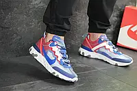 Мужские кроссовки Nike Найк Undercover X Nike Найк React Element 87, сетка, пена, разноцветные 41